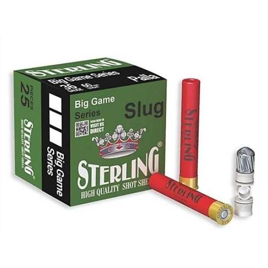 STERLİNG Slug 36 Cal Tek Kurşun Av Fişeği 